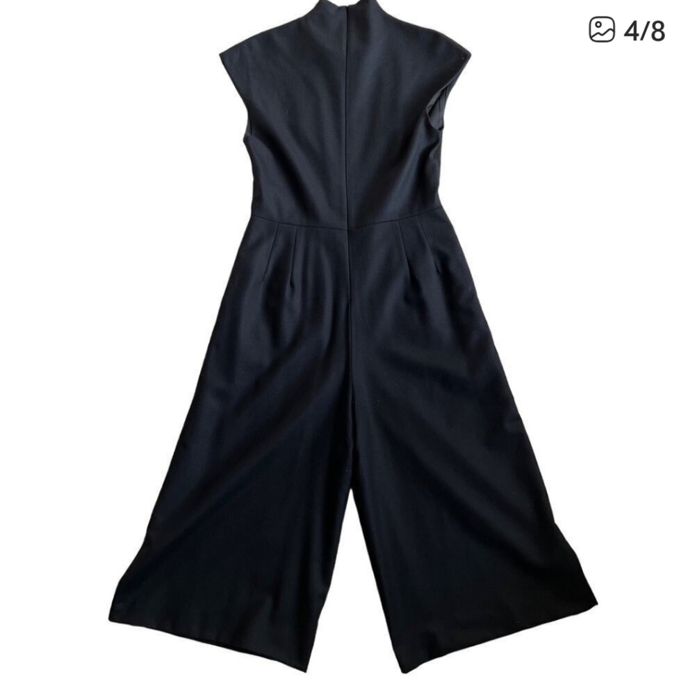 IGWT Black Wool/Cashmere Jumpsuit